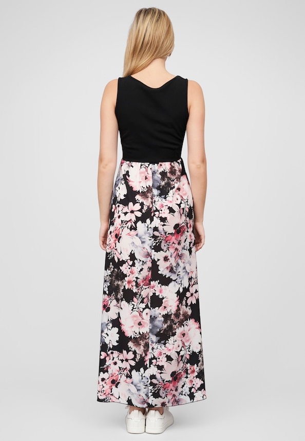 Cloud5ive Damen Maxi Kleid Blumen Muster-1