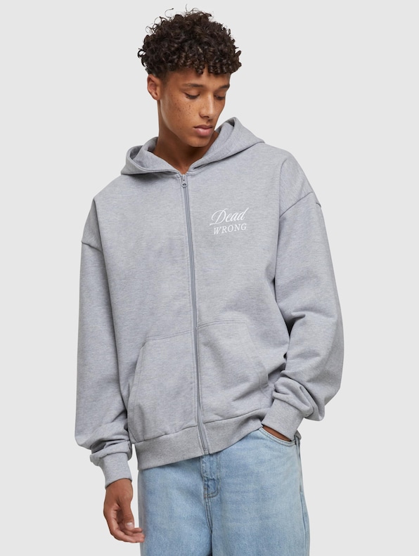 Mister Tee Dangerous Grounds Oversize Zip Hoody-0