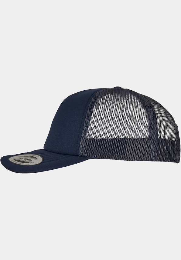 YP Classics® Classic Curved Visor Foam Trucker Cap-2