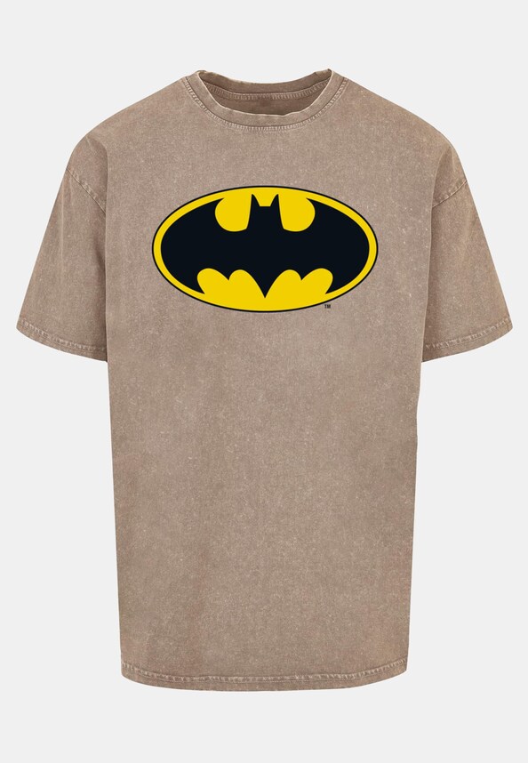 DC Originals - Batman Logo Acid Washed Oversized Tee-0