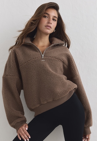 Pile Half Zip