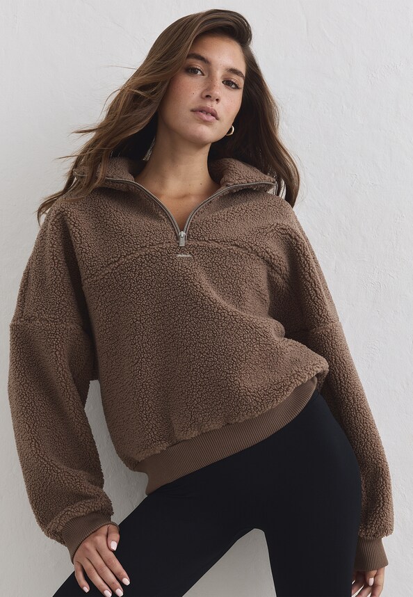 Pile Half Zip-0