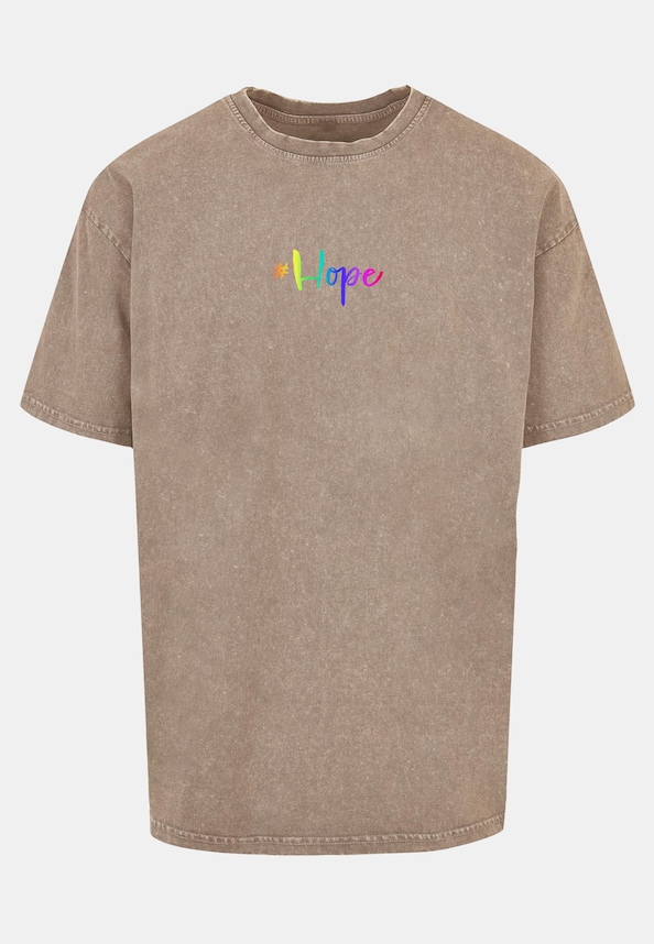 Hope Rainbow Acid Washed Heavy Oversized Tee-4