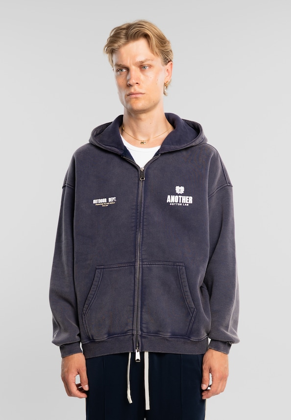 Another Outdoor Dept. Washed Zip Hoodie-0