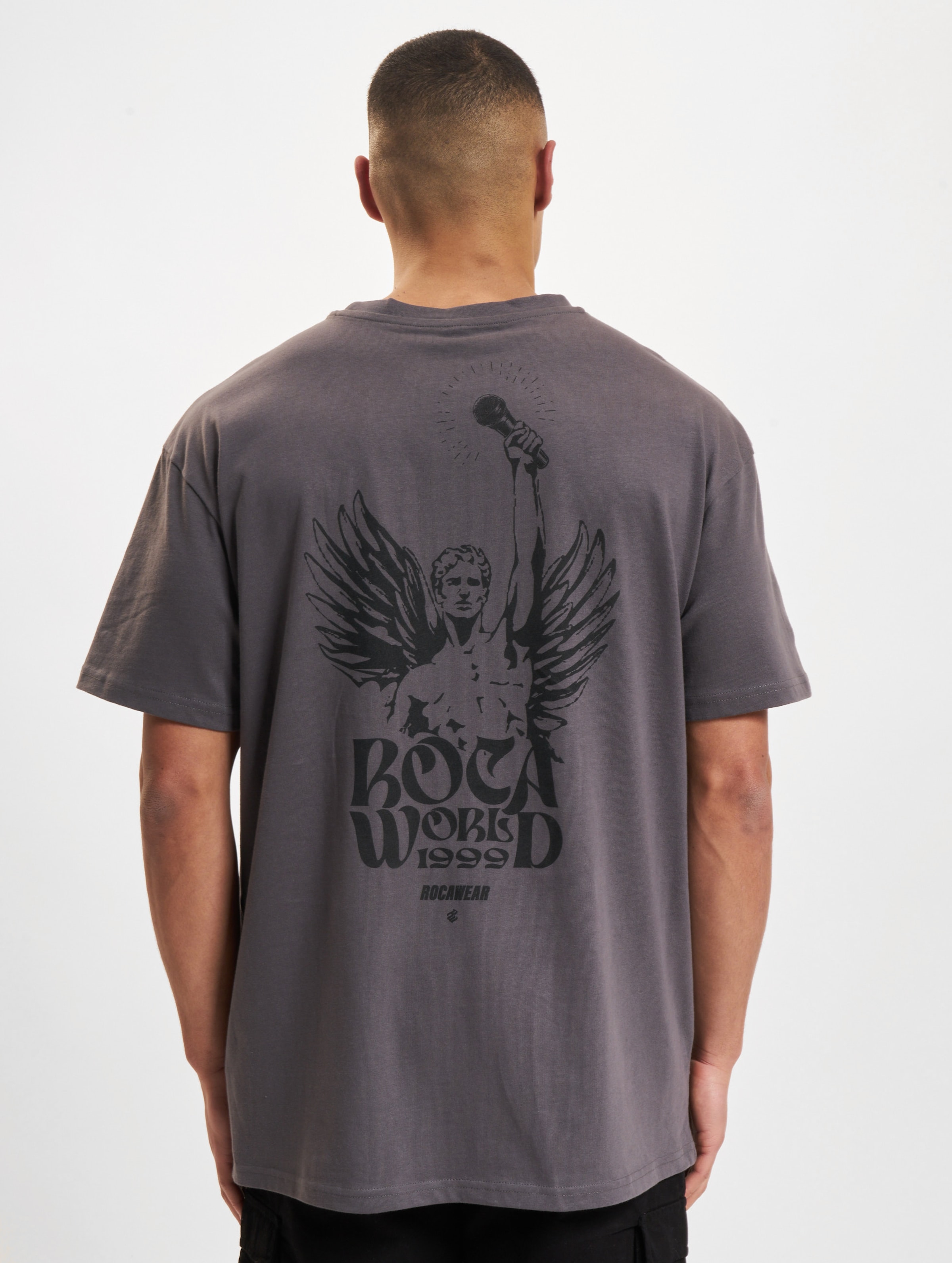 Rocawear Angel T-Shirts Mannen op kleur grijs, Maat L