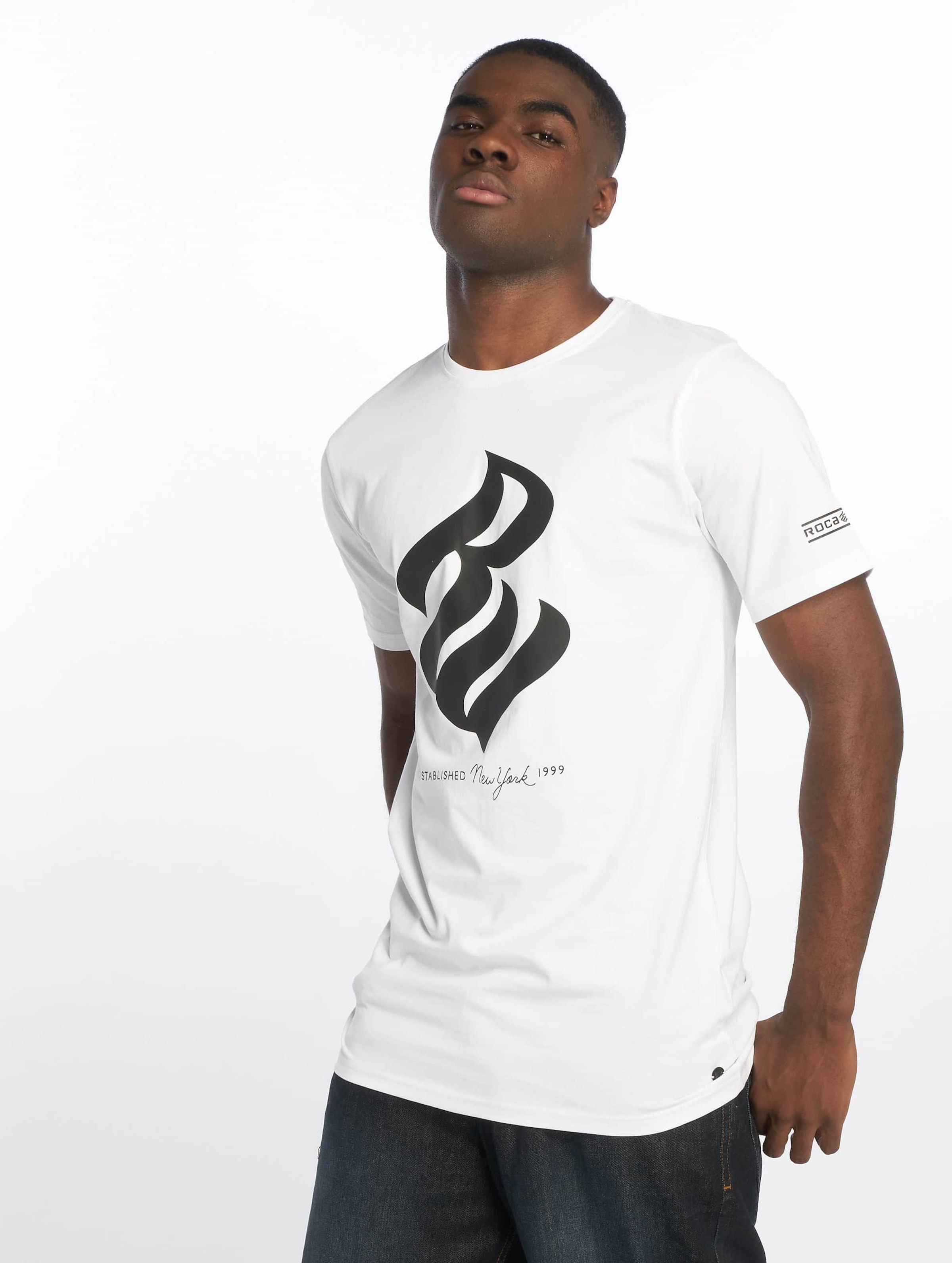 Rocawear T-Shirt Mannen op kleur wit, Maat M