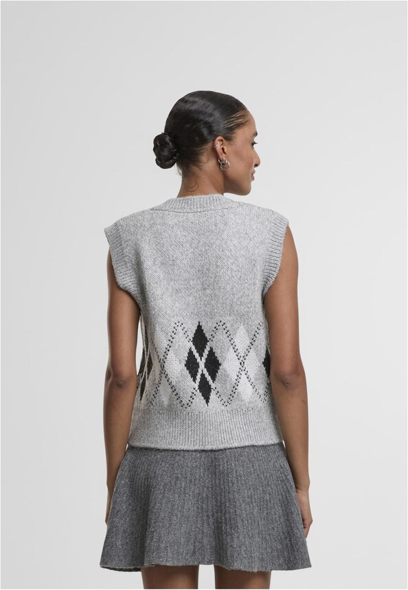 NMNARA L/S V-NECK KNIT-1