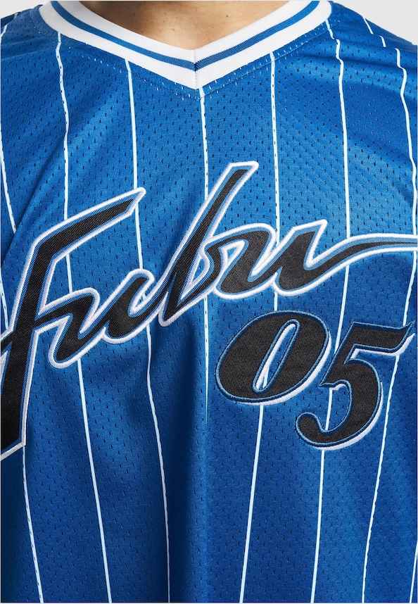 FM232-012-2 FUBU Retro Pinstripe Jersey-4