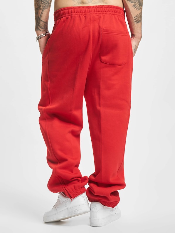 Urban Classics BASIC - Pantalon de survêtement - hugered/rouge 