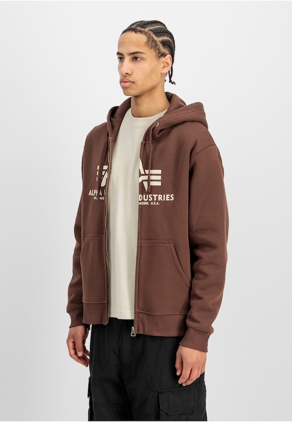 Basic Zip Hoodie-2