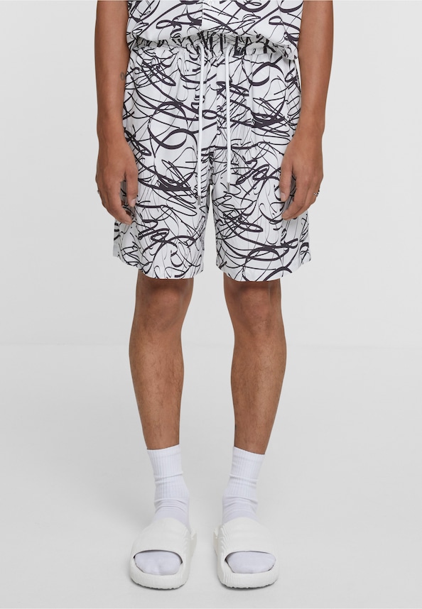 Viscose AOP Resort Shorts-0