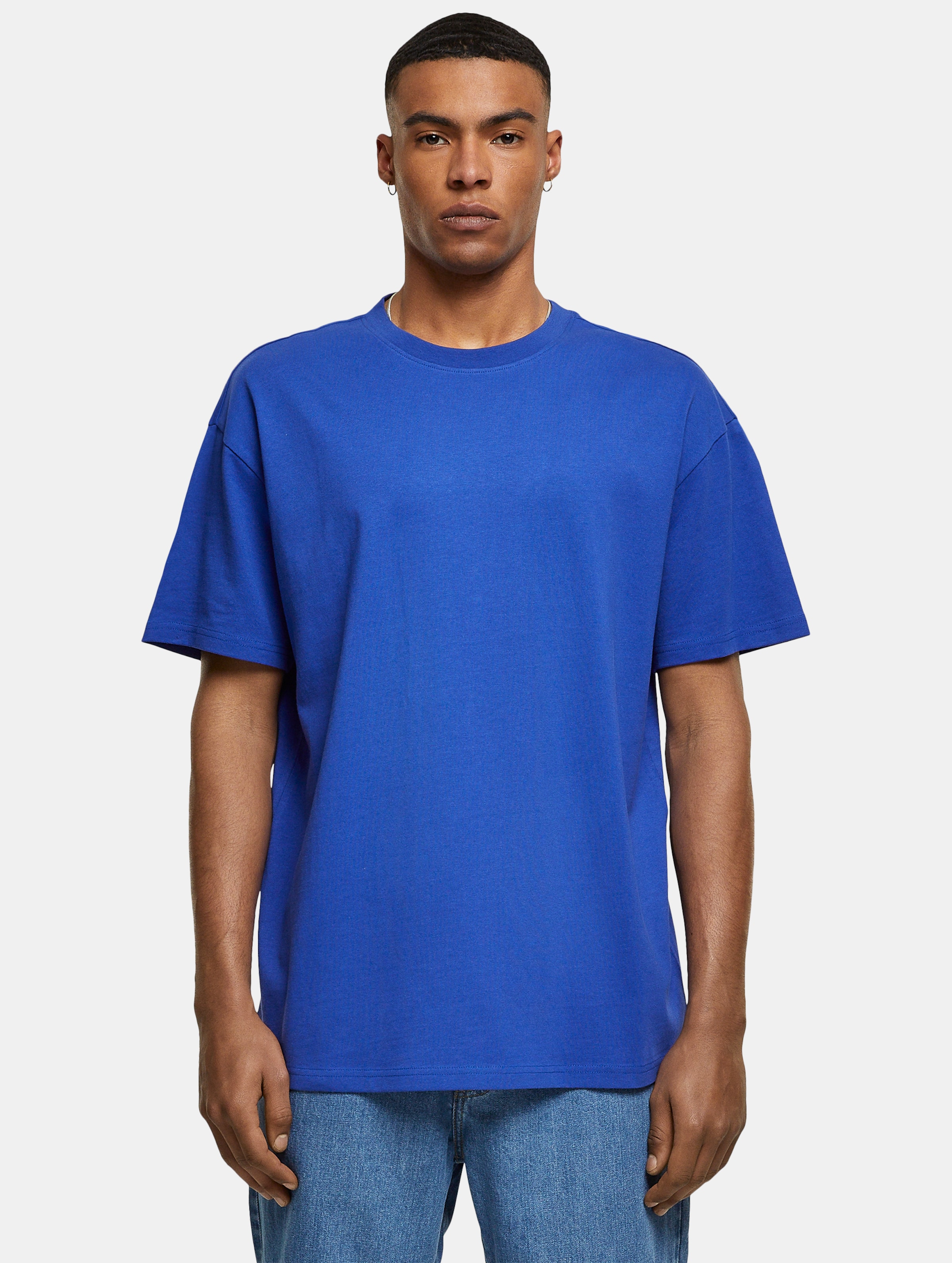 Urban Classics - Heavy Oversized Heren T-shirt - XXL - Blauw