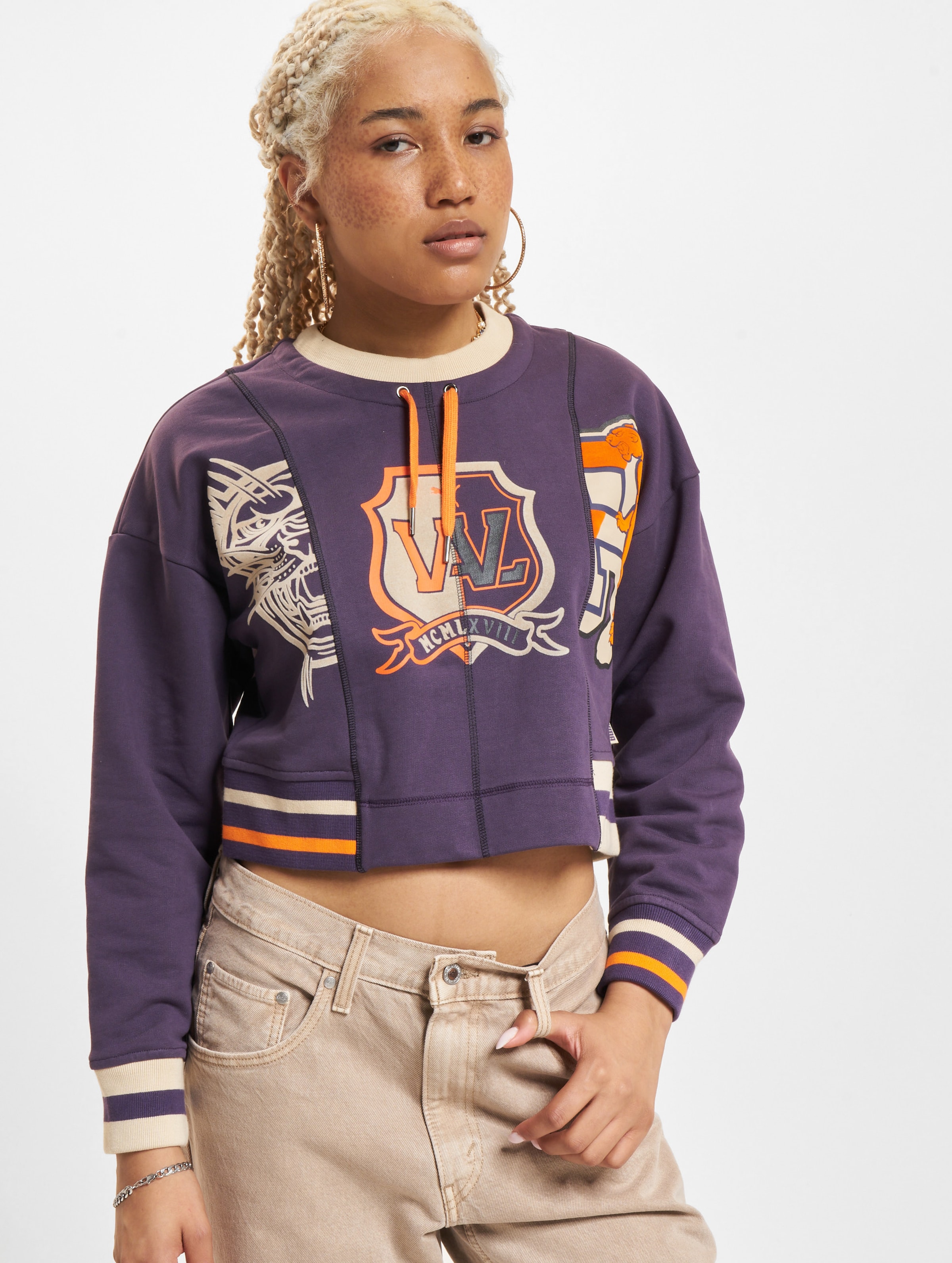 Puma Tye Sweater Frauen,Unisex op kleur violet, Maat L