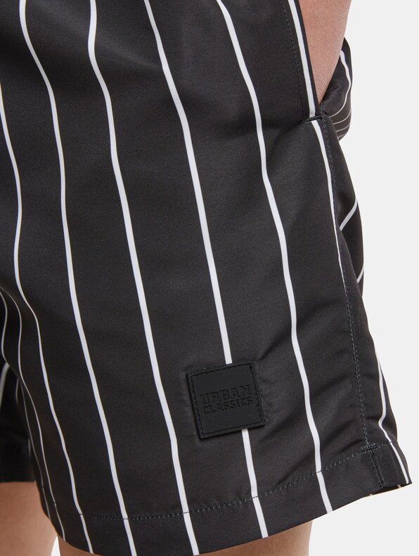 Urban Classics Stripe Swim Shorts-4