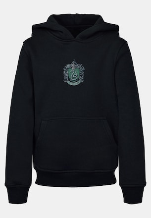 Harry Potter - Distressed Slytherin Crest Basic Kids Hoody