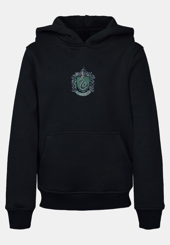Harry Potter - Distressed Slytherin Crest Basic Kids Hoody-0