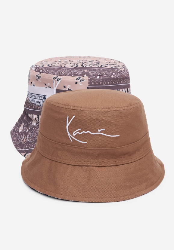 KA214-005-1 Signature Paisley Bucket Hat brown/sand-7