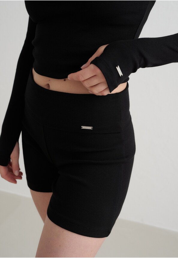 Ease Ribbed Shorts-3