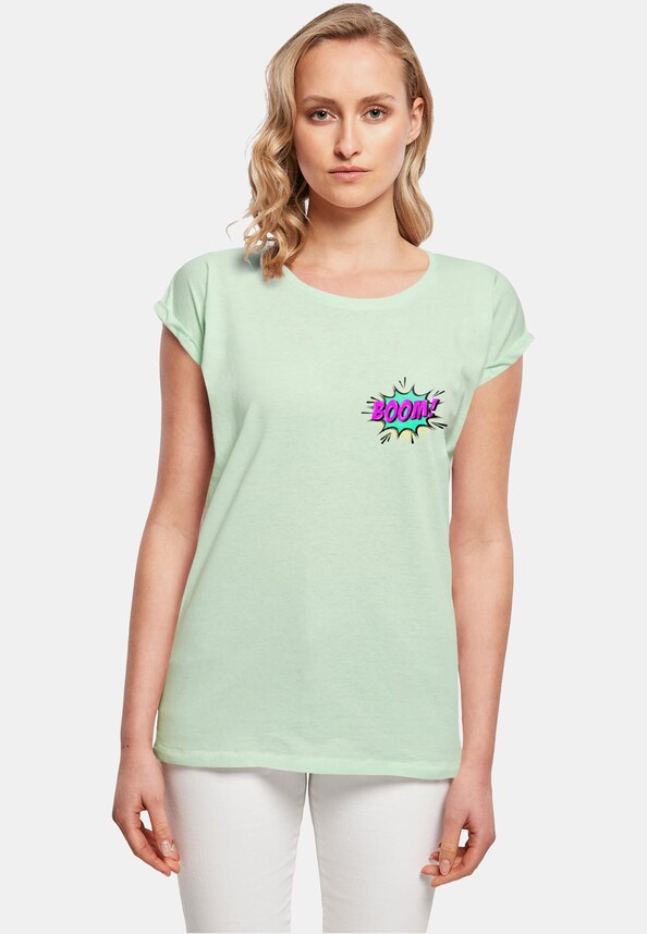 Ladies BOOM Comic Extended Shoulder-0