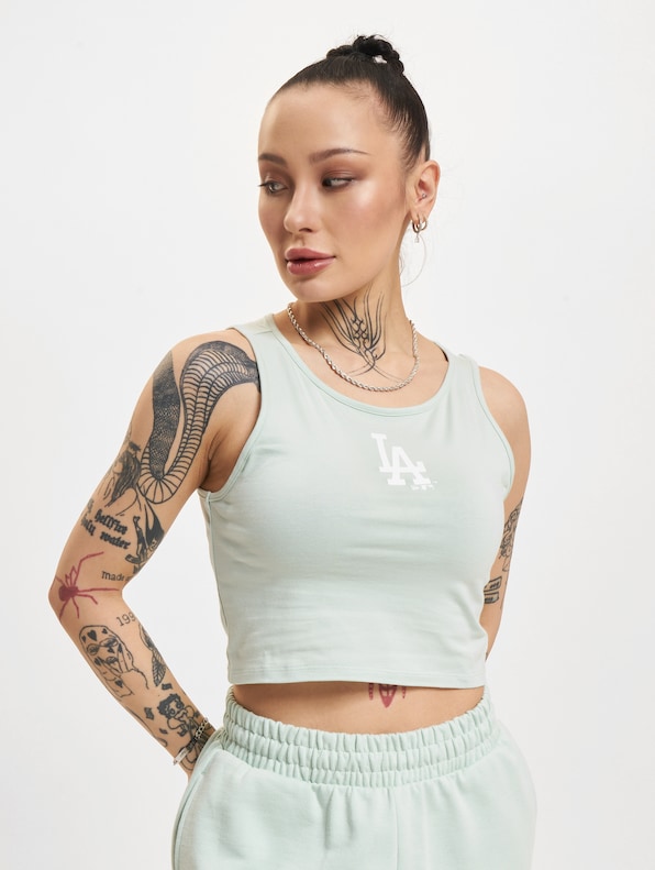 New Era MLB Le Crop Tank Dodgers-2