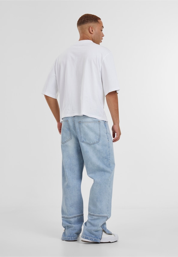 Neal Zipper Baggy Jeans-4
