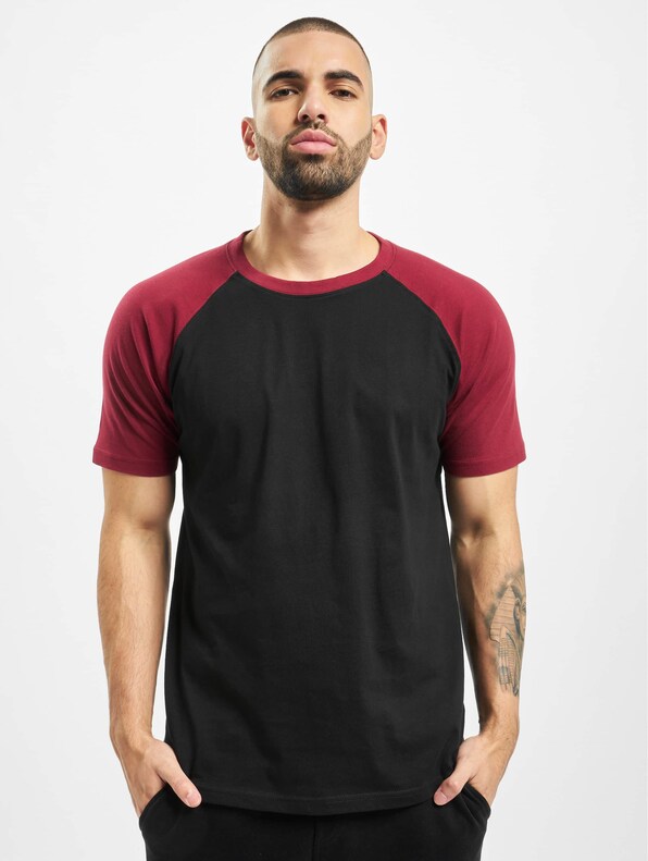 Raglan Contrast Tee-0