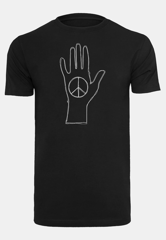 Peace - Scribble Hand Black -2