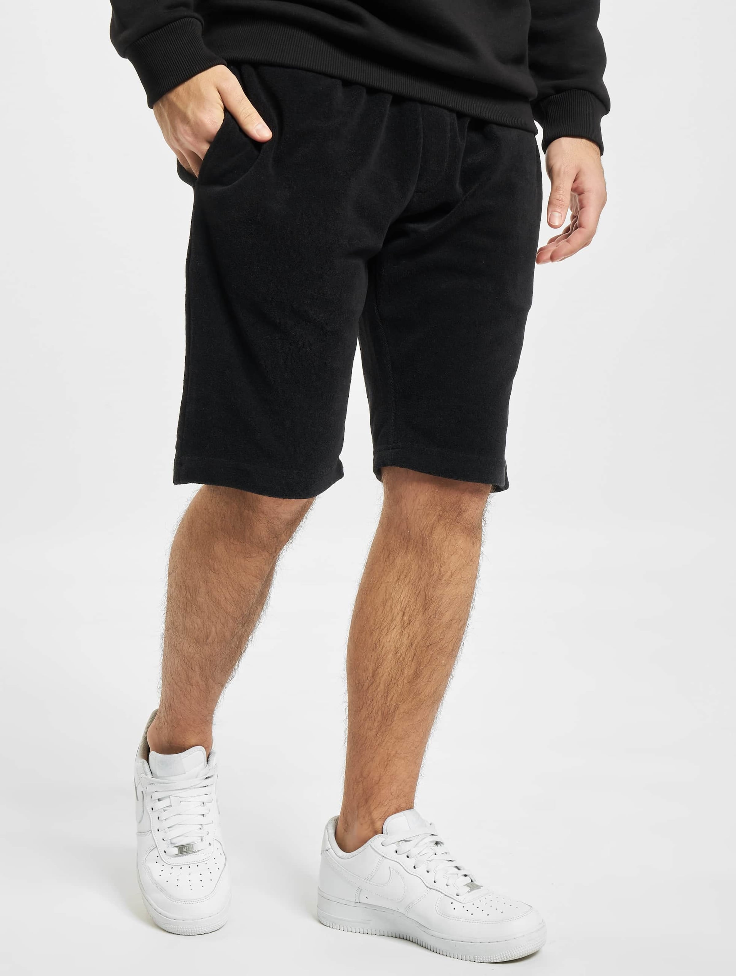 Urban Classics Towel Shorts Mannen op kleur zwart, Maat S