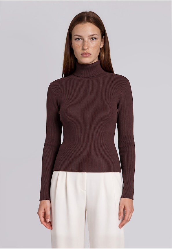 Rib turtleneck-0