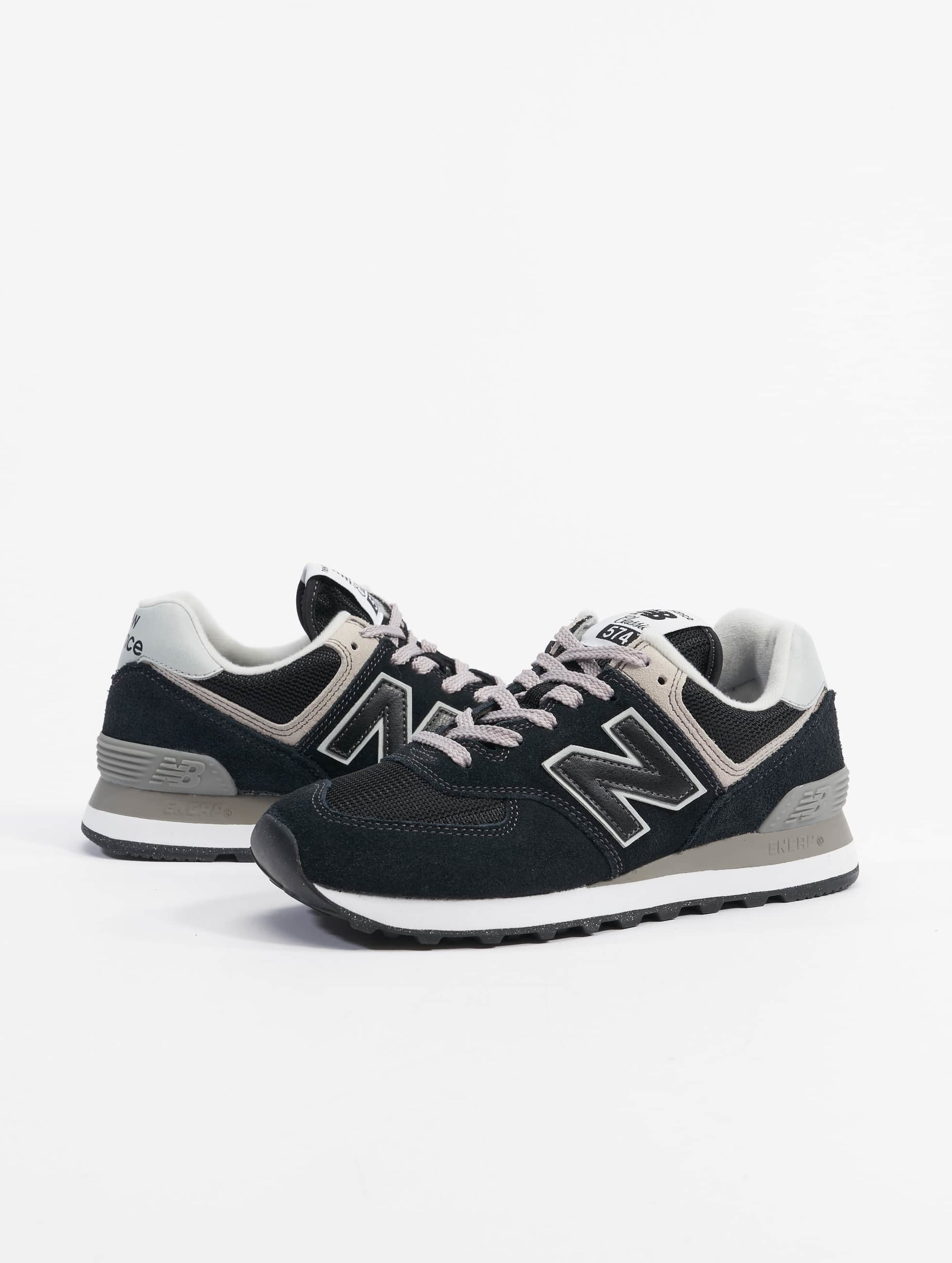 New balance 674 black best sale