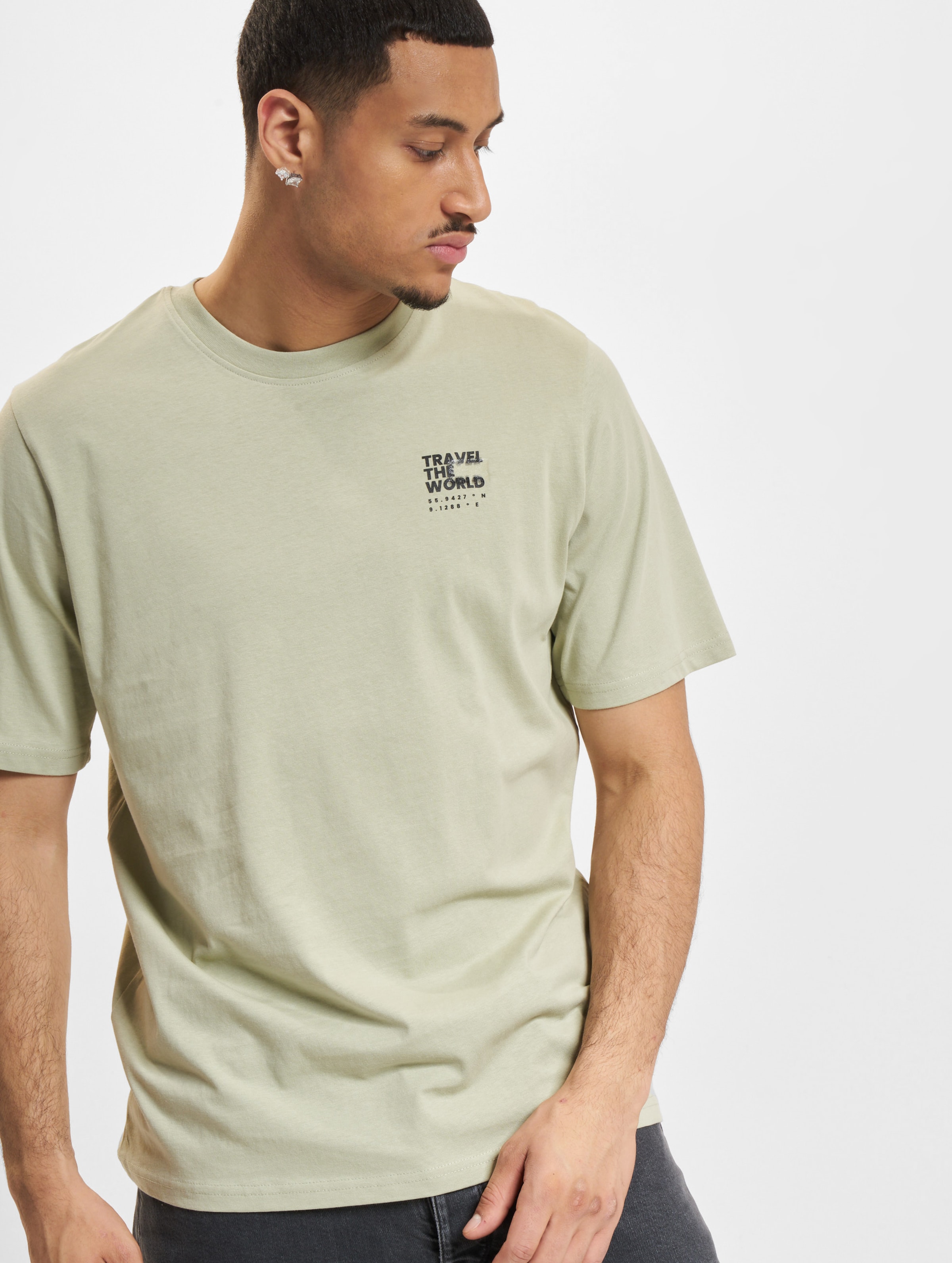 Jack & Jones Prjct Crew Neck T-Shirt Männer,Unisex op kleur groen, Maat M