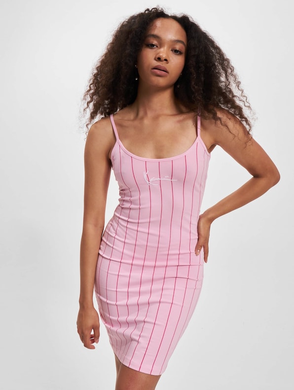 Small Signature Pinstripe Dress-0