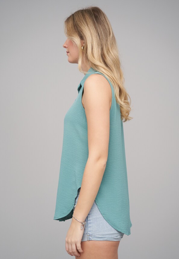 Top with button placket-2