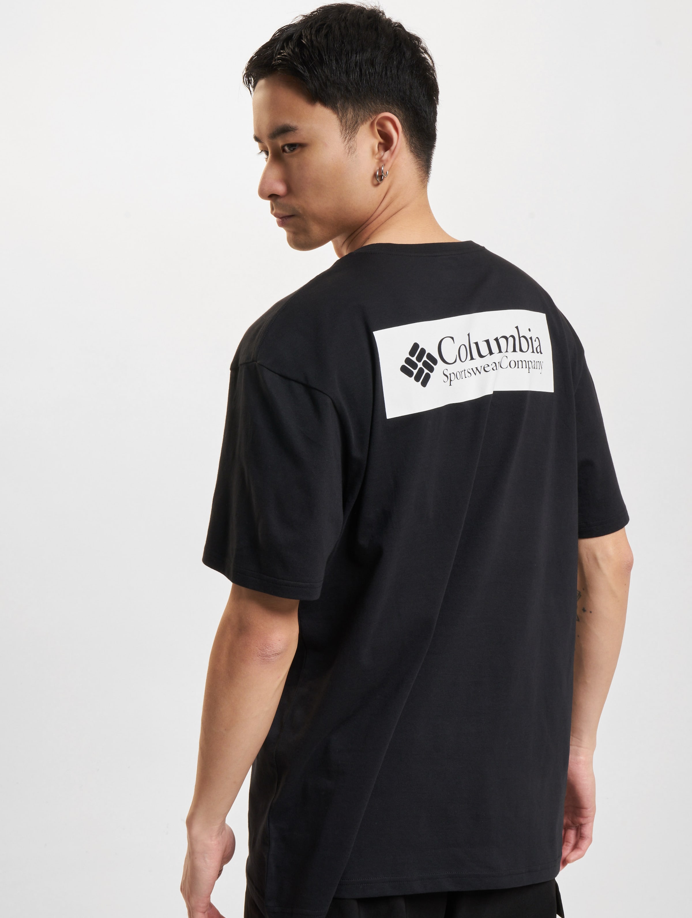 Columbia North Cascades™ Logo Short Sleeve T-Shirt Mannen op kleur zwart, Maat XL
