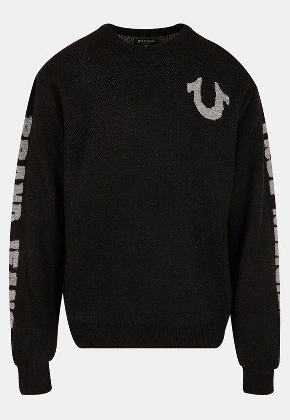 RELAXED TR LOGO SWEATER-4