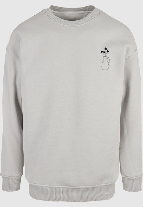 Vase And Flowers Crewneck-2