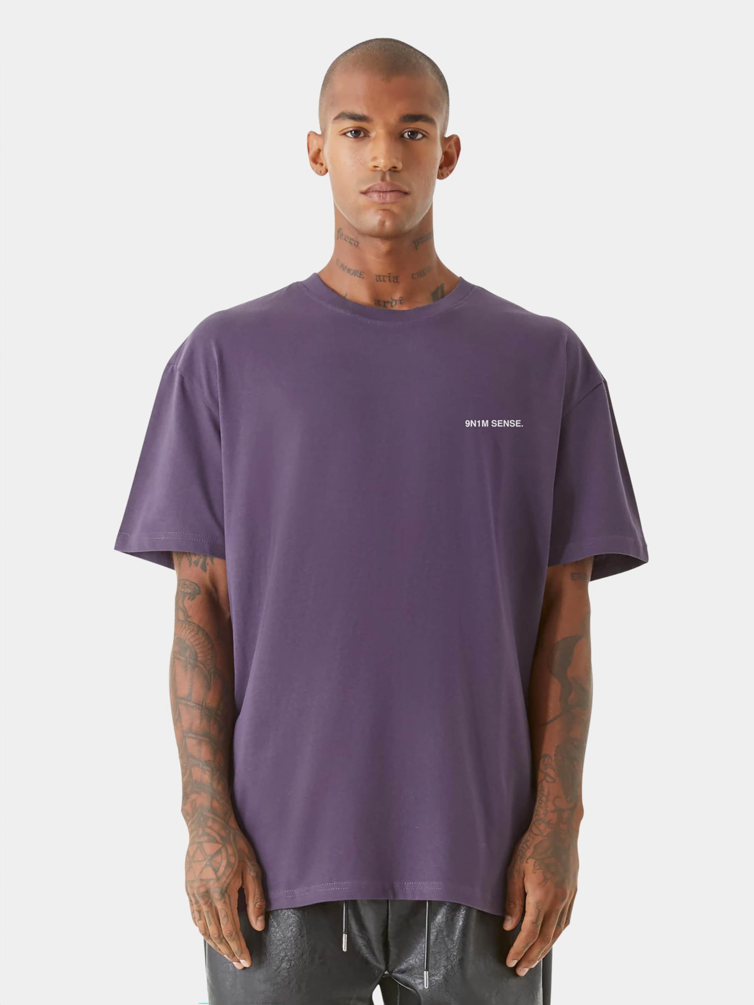 9N1M SENSE Butterfly T-Shirts Männer,Unisex op kleur violet, Maat XL