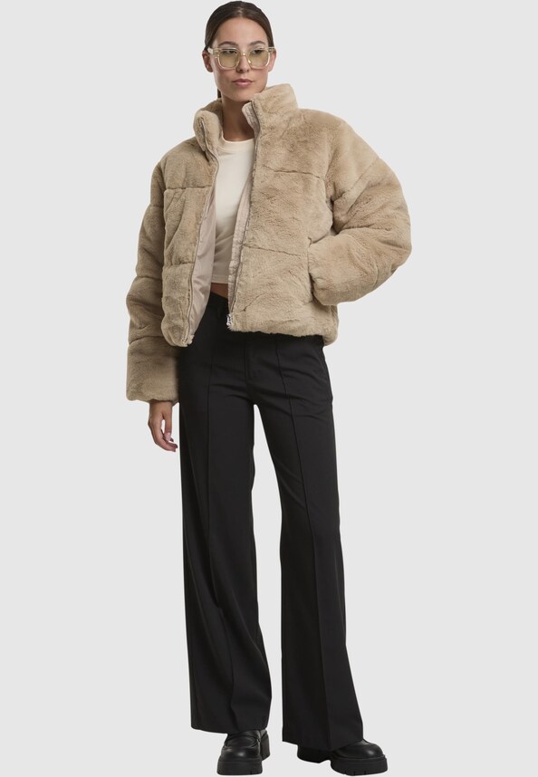 Ladies Short Faux Fur-2