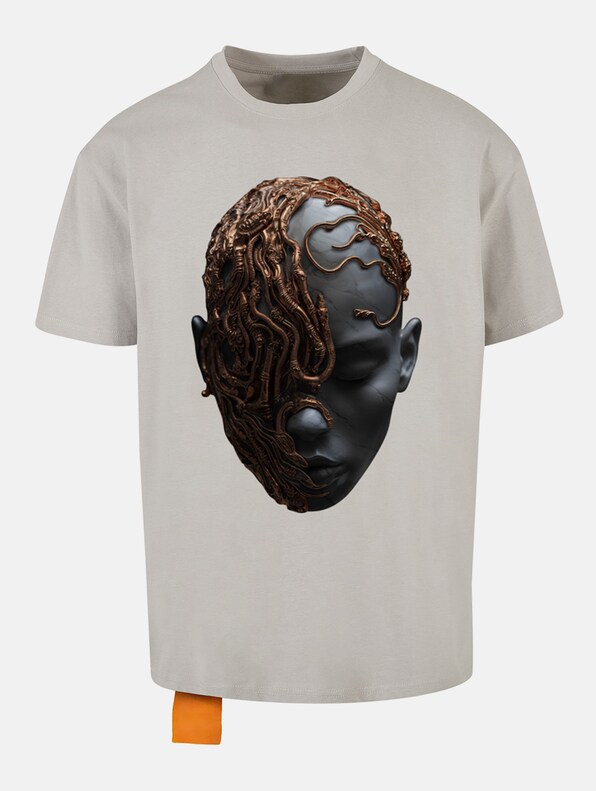 Forgotten Faces Willowy Face Oversize T-Shirts-3