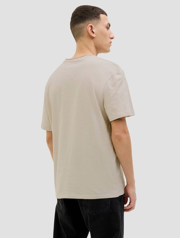 Jack & Jones Summer O-Neck T-Shirts-1