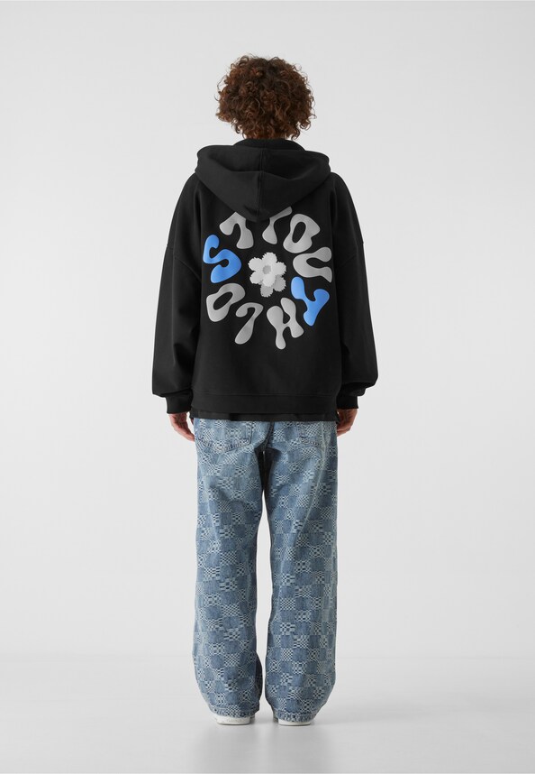 Lost Youth Zip Hoody - Circle of Bloom-4