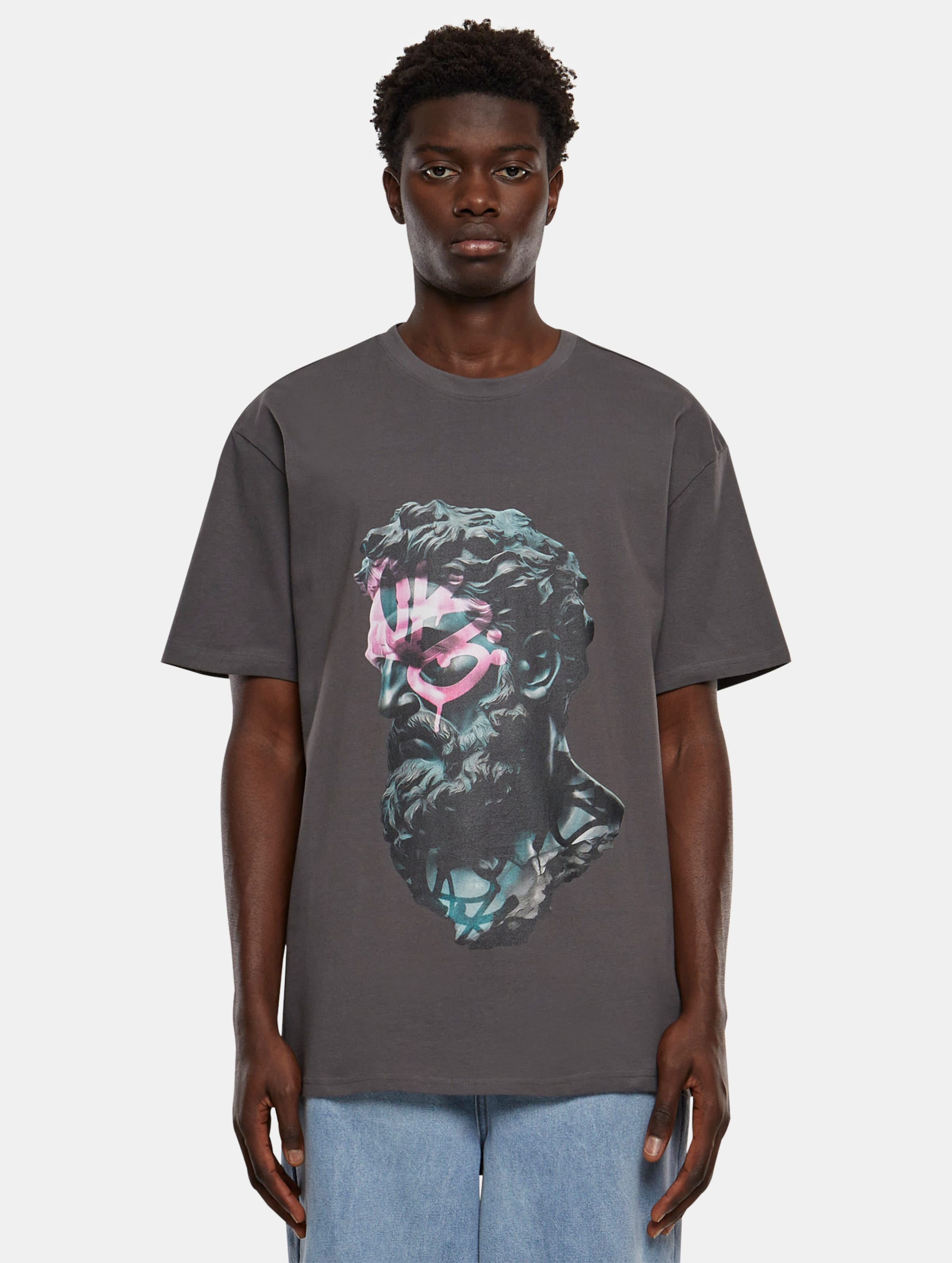 Forgotten Faces Relict Of Time Ultra Heavy Cotton Box T-Shirt Mannen op kleur grijs, Maat XXL
