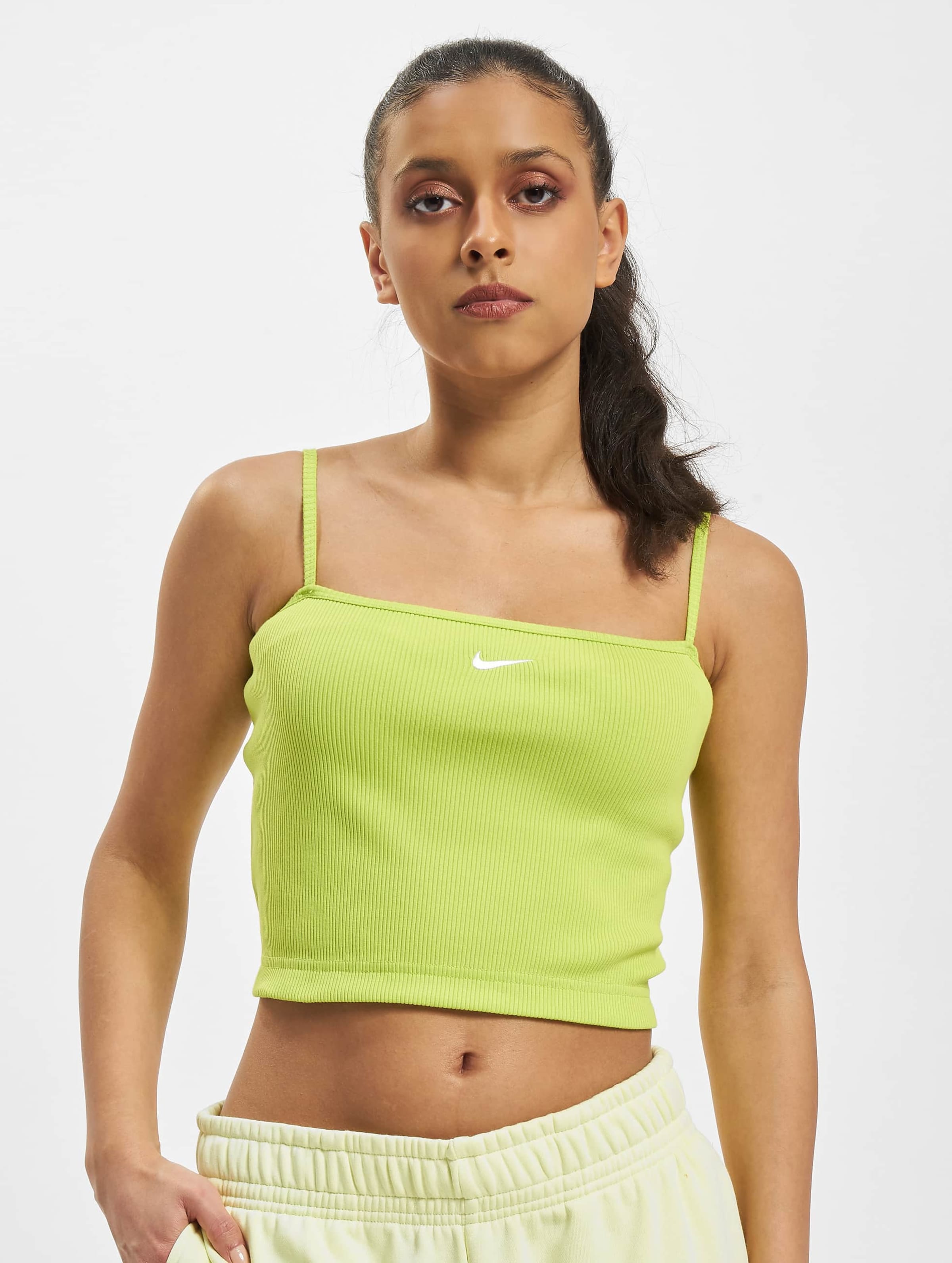 Neon nike sales crop top