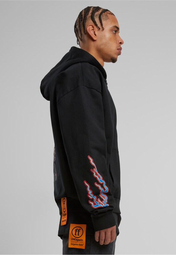 Hooded Guy Oversize Zip Hoody-3