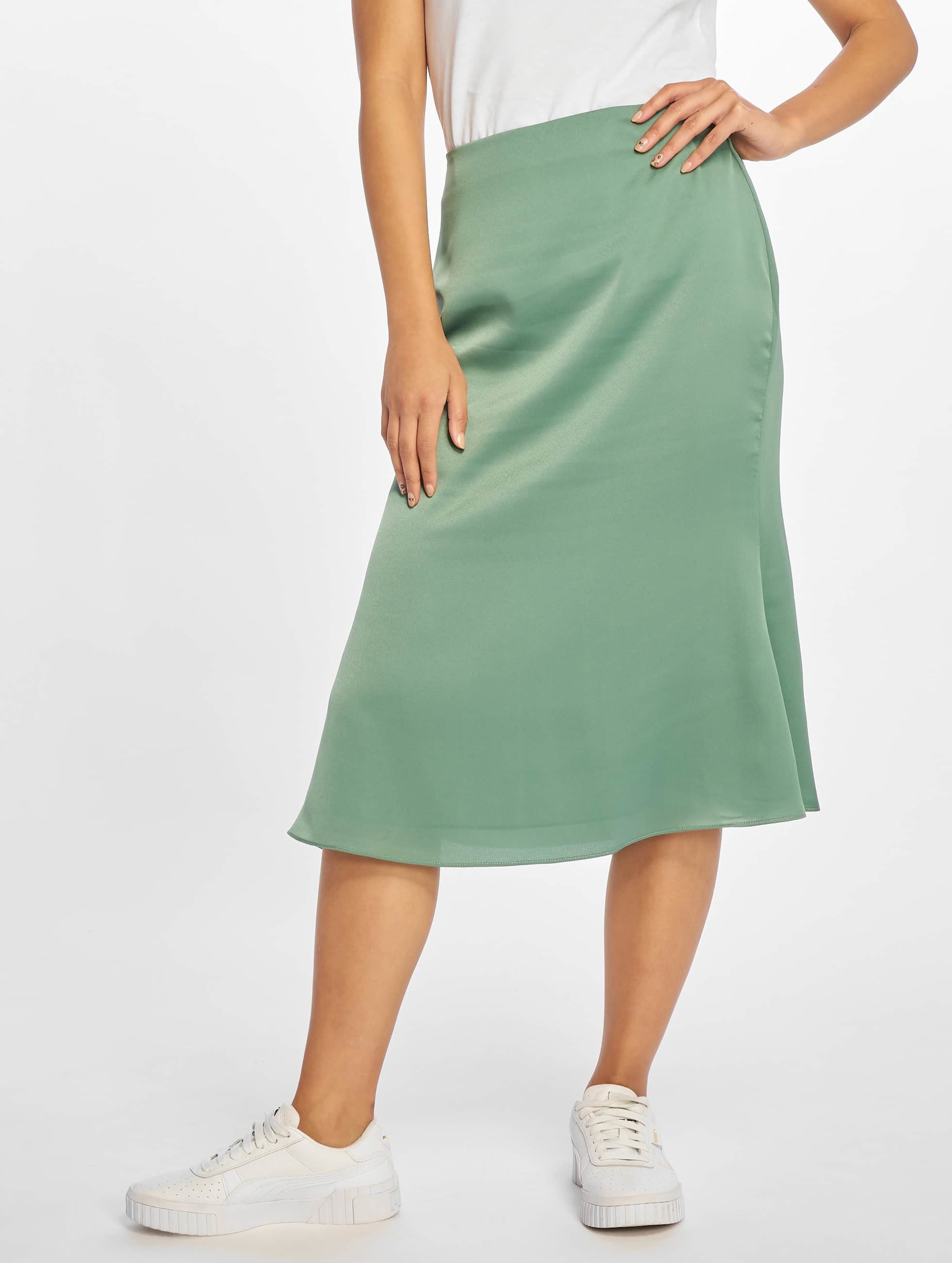 Glamorous Ladies Woven Skirt Frauen,Unisex op kleur groen, Maat S