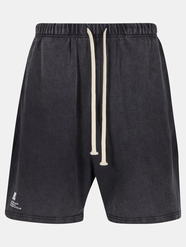 Another Signature Washed Oversized Shorts-4