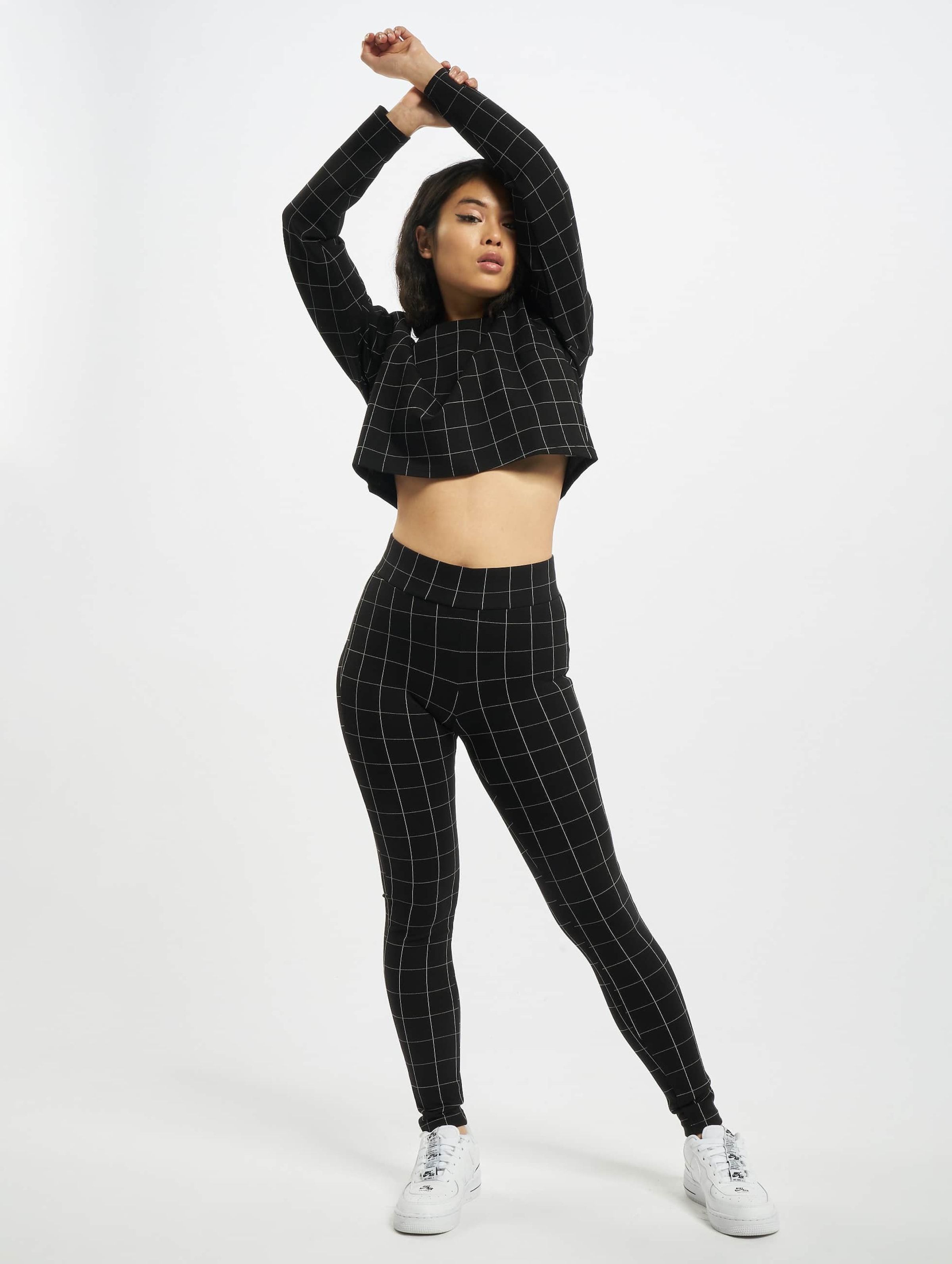 Ladies hotsell checked leggings