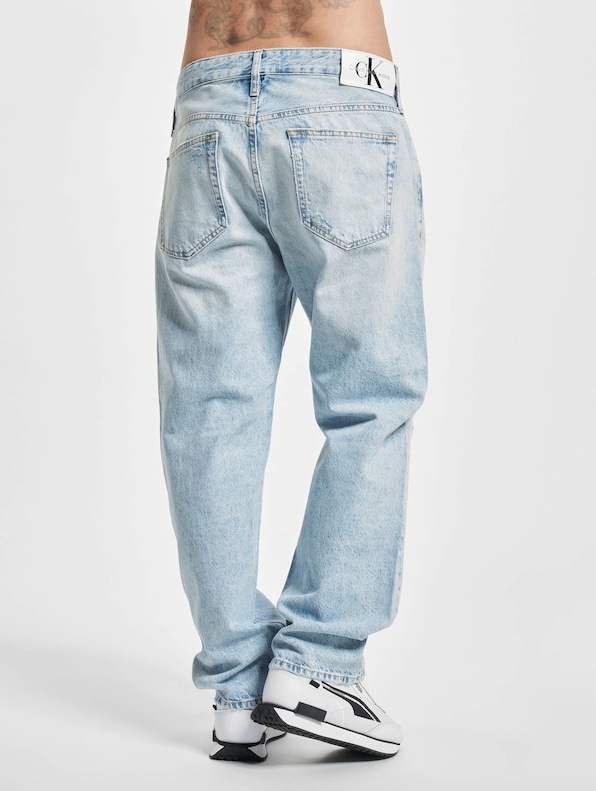 Calvin Klein 90s Crop Straight Fit Jeans Denim Light-1