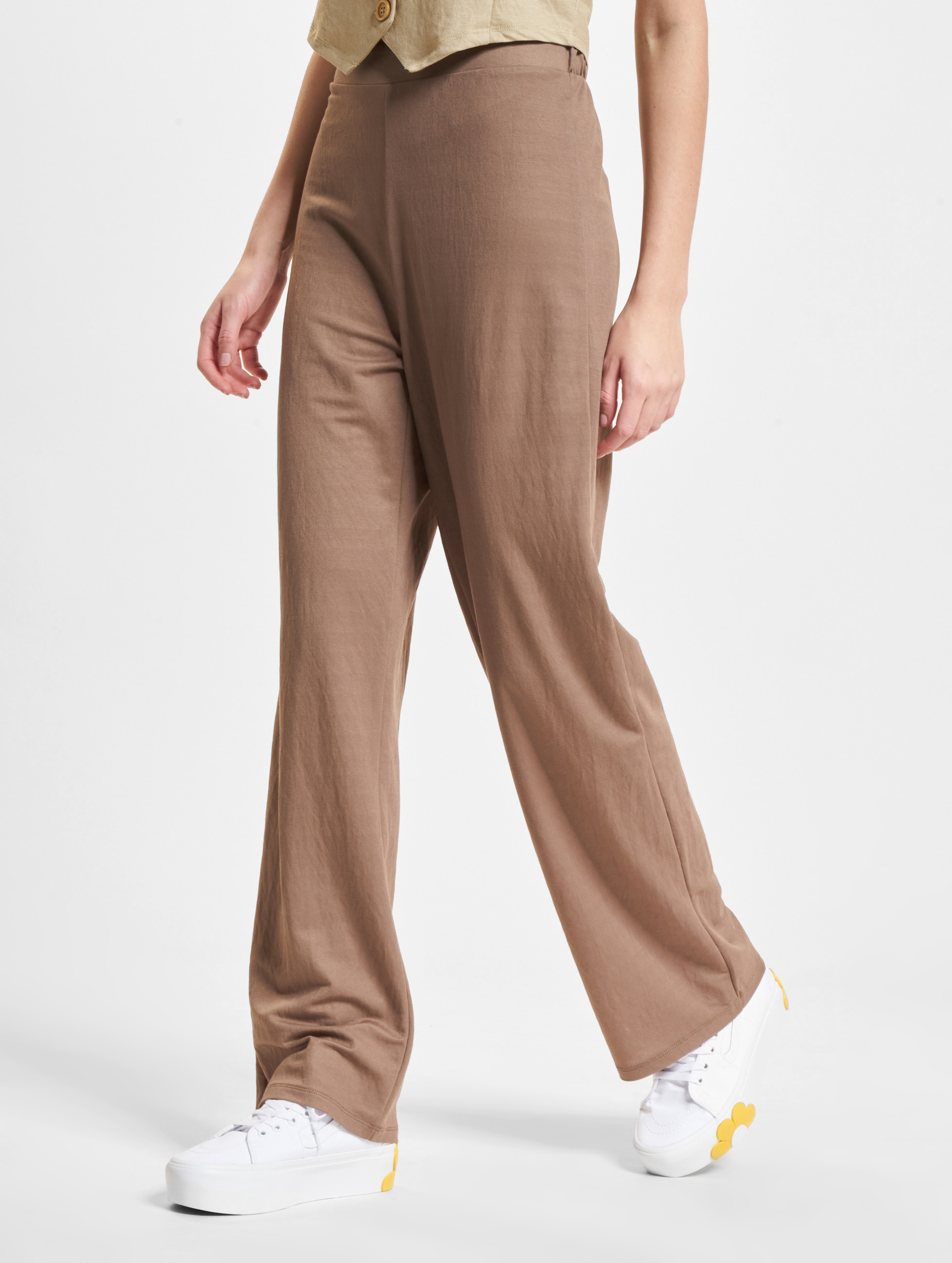 Only Jany Jersey Pants Frauen,Unisex op kleur bruin, Maat XL