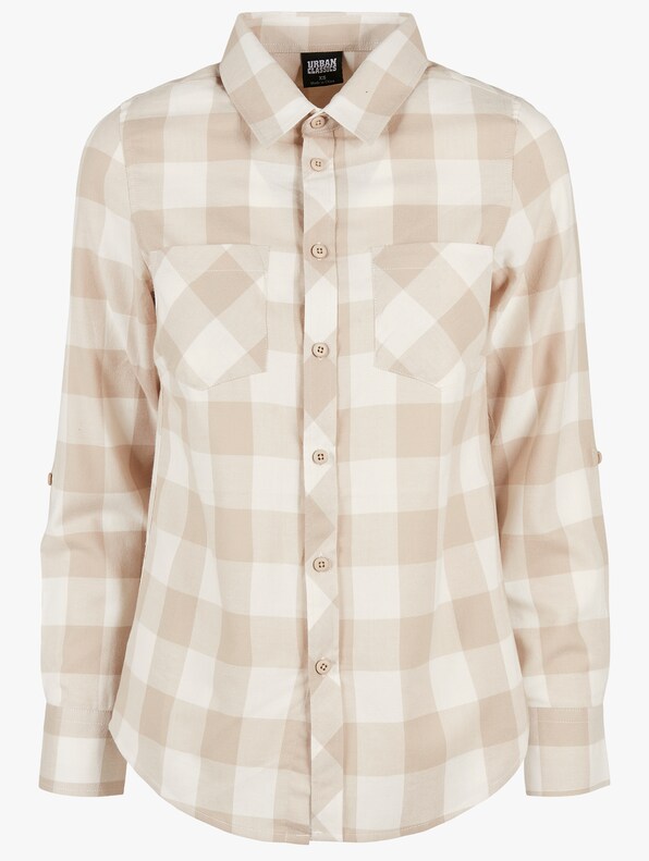 Ladies Turnup Checked Flanell-5